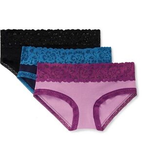 NWT Three Pair Women’s Medium Adore Me Hipster Panties